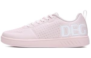 Кроссовки для скейтбординга женские низкие телесно-розовые/361 градус белые 361°