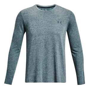 Футболка seamless stride long sleeve 'blue' Under Armour, синий
