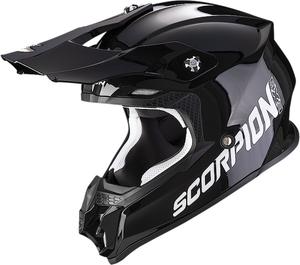 Мотокроссовый шлем Scorpion vx-16 evo air solid, Black