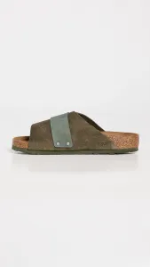 Женские замшевые сандалии Birkenstock Kyoto
