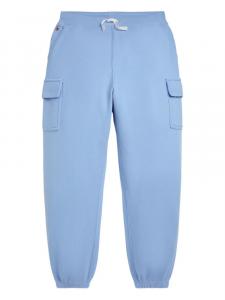 POLO RALPH LAUREN KIDS джогеры с карманами карго, синий