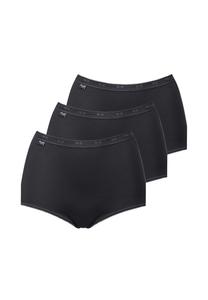 Трусы макси, набор из 3 шт Basic + Sloggi, черный