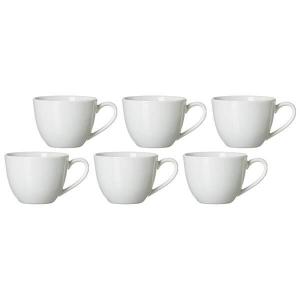 Набор кофейных чашек bianco, 6 шт. Ritzenhoff, белый
