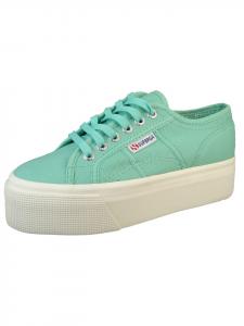 зеленые кроссовки Superga