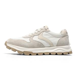 NAVIGARE Небольшие повседневные туфли-парусники, увеличивающие рост, мужские, белого и абрикосового цвета