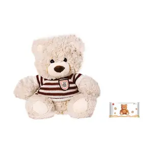 MINISO Jifort Bear Collection, милый сидящий коричневый медведь мягкая плюшевая игрушка плюшевая кукла высота 26cm