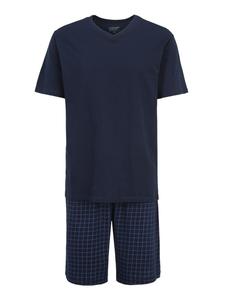 Короткая пижама Uncover By Schiesser, синий/ночь-синий