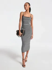 Облегающее миди-платье на бретелях Michael Michael Kors, черный