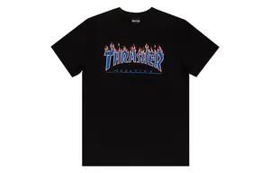 Футболка Thrasher Japan Version Unisex, черный