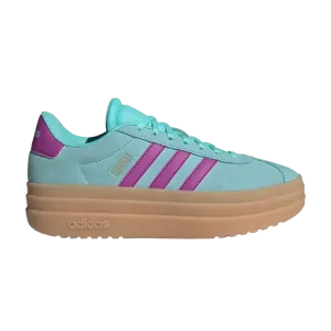 Кроссовки adidas VL Court Bold J 'Flash Aqua Purple Burst', бирюзовый