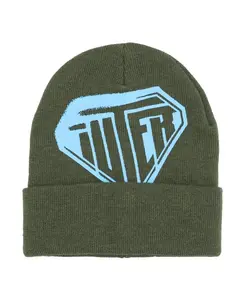 Армейская шапка-бини с трафаретным рисунком Iuter, зеленый