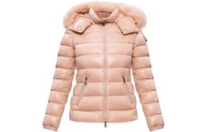 Пуховик Bady Женский Светло-Розовый Moncler, светло-розовый