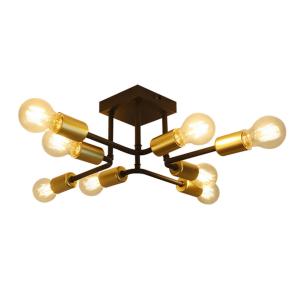 Потолочный светильник Nettlife черный, 48/48/16 см