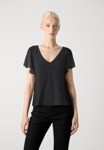 Базовая футболка VIMICADA V NECK VILA, черный