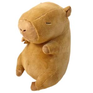 Мягкая игрушка в милом стиле капибары, большой и мягкий, с отстегивающейся спинкой Dolls and bears dance, Fatty Dolphin, 80Cm.