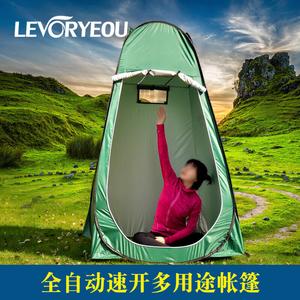 Levoryeou уличная складная пеленальная палатка для купания туалетная палатка автоматическая быстро открывающаяся палатка - маленькая зеленая (для одного человека)