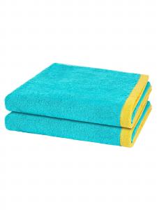 Cawö Полотенце 'Lifestyle Splash' в цвете Turquoise