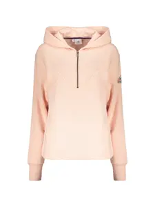 Толстовка на молнии с капюшоном Pyrenex, розовый