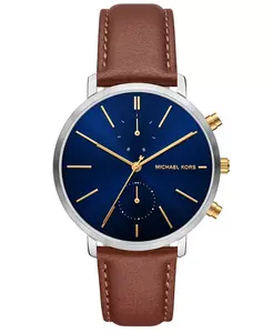 Мужские многофункциональные кожаные часы Blake с функцией багажного индикатора, 42 мм Michael Kors