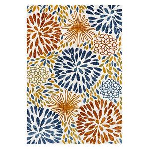 Ковер Monique с цветочным рисунком для помещений и улицы, разрезанный и петлевой Nuloom, 229x290 см