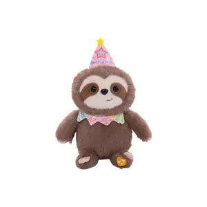 Милые плюшевые куклы с животными медвежонок и зайчик хлопают и поют с записью высота 20см PUDOWRABBIT