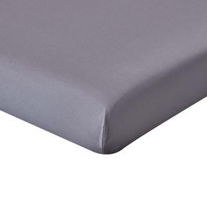 Простыня Homescapes темно-серый, 120/190 см