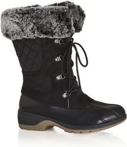 Женские зимние ботинки Avenue Gwenn для широкой стопы, черный