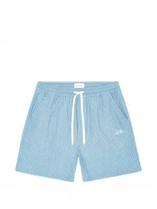 Плавательные шорты Stan из ткани с эффектом сеерсакер Les Deux, синий