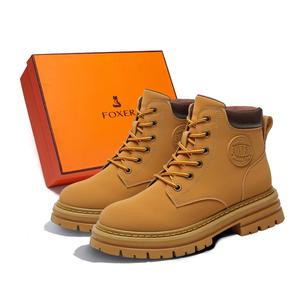 FOXER Женские ботинки Martin, желтые/песочные