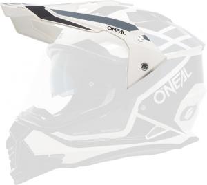 Oneal sierra r helmet peak, Black/Grey/White