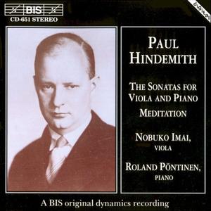Диск CD Hindemith: The Sonatas for Viola and Piano / Meditation - Paul Hindemith, Nobuko Imai, Roland Pöntinen