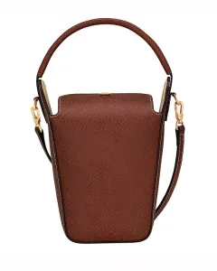 Сумка через плечо Epure Popcorn Bucket Longchamp, коричневый