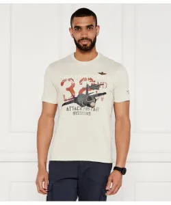 Футболка Regular fit Aeronautica Militare, бежевый