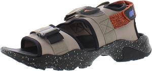 Мужские сандалии Nike Canyon, цвет Moon Fossil/оранжевый/черный/Racer, Moon Fossil/Orange/Black/Racer
