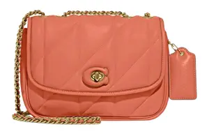 COACH Сумка через плечо из кожи наппа среднего размера