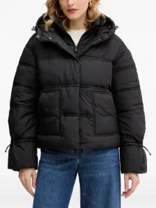 Куртка с капюшоном и тиснением Guess Usa, черный