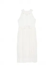 Платье с цветочным бантом Jesurum Baby, белый