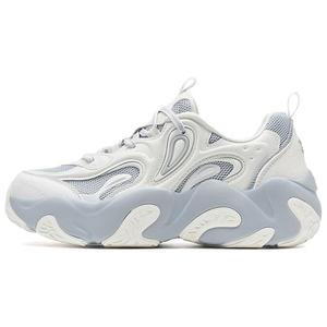 XTEP Износостойкие дышащие низкие повседневные туфли женские Sail White Dawn Gray