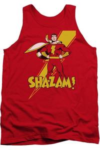 Майка для взрослых DC Comics Shazam Shazam Gildan, красный