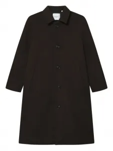 Шерстяное пальто Michael Les Deux, коричневый