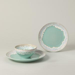 Costa Nova КОМПЛЕКСНЫЙ ОБСЛУЖИВАНИЕ: Бирюзовый набор посуды Taormina из 12 предметов на 4 персоны