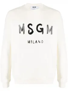 Толстовка с логотипом MSGM, белый