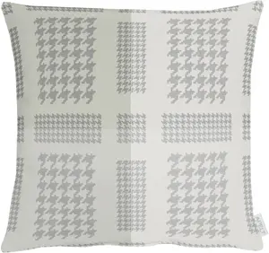 АПЕЛЬТ декоративная подушка "Алексис", чехол с наполнителем, 1 шт APELT 48х48 см, серый