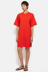 Хлопковое платье-футболка Riley Jigsaw, красный
