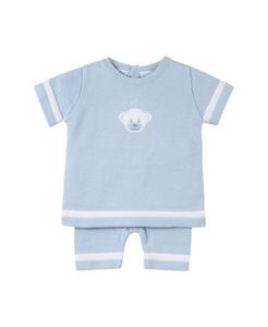 Комплект вязаных плюшевых мишек для мальчиков - Baby, Little Kid Feltman Brothers, синий