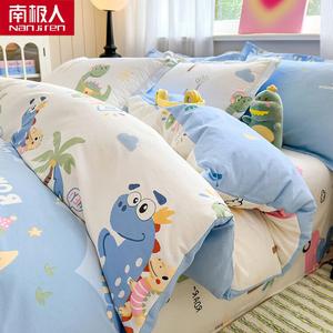 Antarctic Пододеяльник 200х230 см из 100% хлопка, мягкий и комфортный, принт Dinosaur Vacation