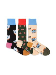 Носки DillySocks Geschenk Set Around the World 3er Set, разноцветный