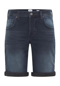 Джинсы-бермуды, 5 карманов, стираные, мужские MUSTANG, цвет 5000943 Denim Blu