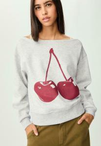 Толстовка Stradivarius CHERRY, Grey