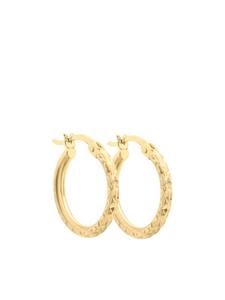 Круглые серьги из золота 375 пробы Lucardi